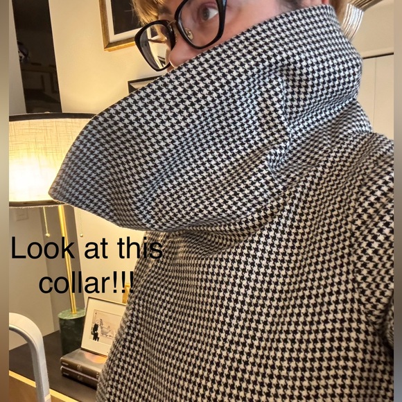 Houndstooth Light Coat sz M Beautiful Vintage!!!! - Picture 12 of 15
